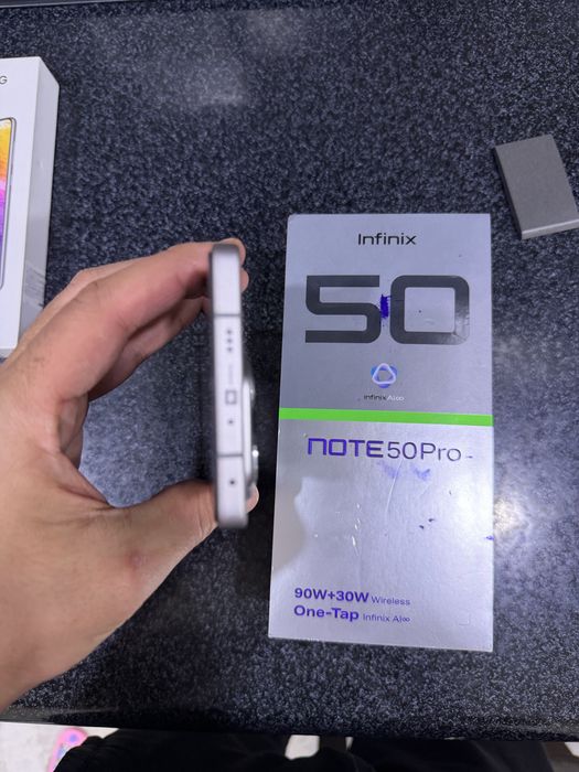 infinix not 50 pro pamit 12.256g holati yengidek karopka dak bor