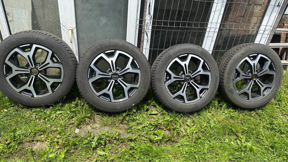 Jante Dacia Duster/Renault/Nissan R17 5x114.3  cu cauciucuri iarna Continental DOT Mai 2022