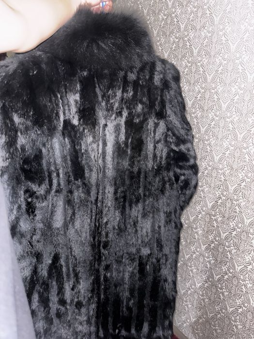 шуба из шерсти кролика