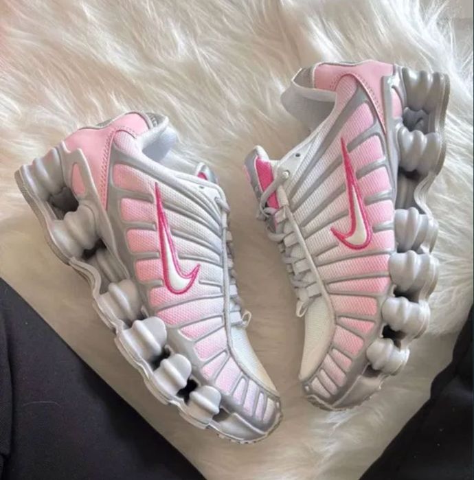 НОВИ! Nike Shox TL | Pink/White | + КУТИЯ