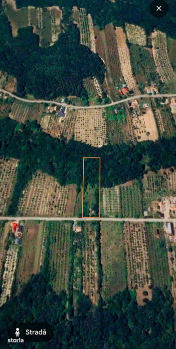 Vând teren intravilan, cu casa bătrânească.