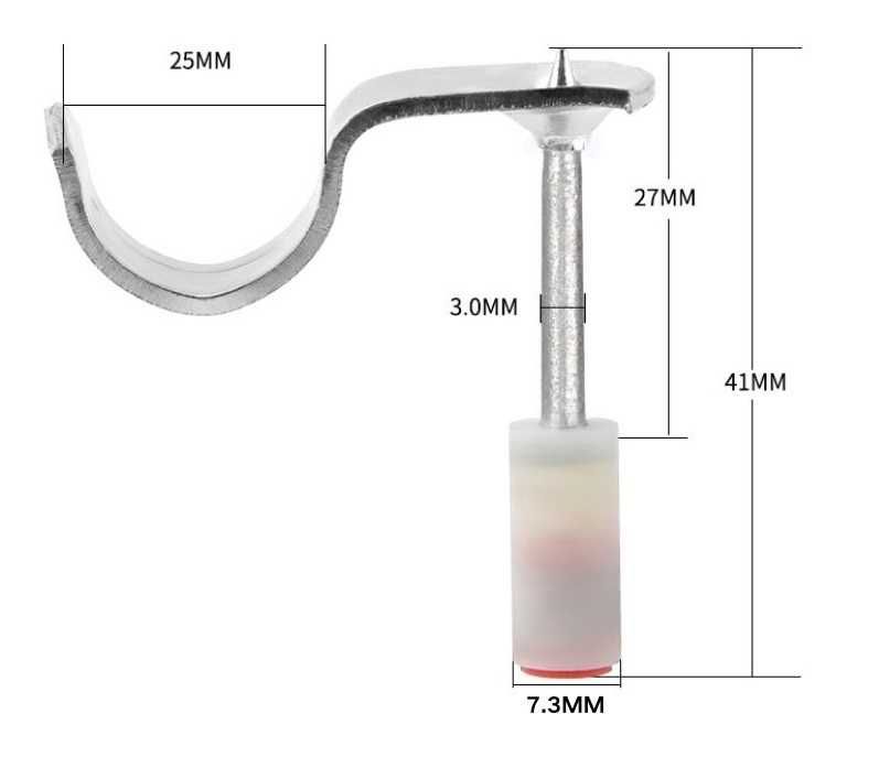 Пирони за такер със заряд - 4 различни модела