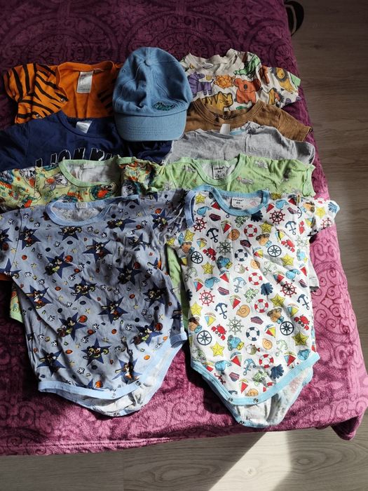 Детски блузи със къс ръкав 86 92