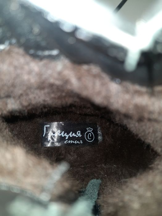 Зимни боти от естествена кожа