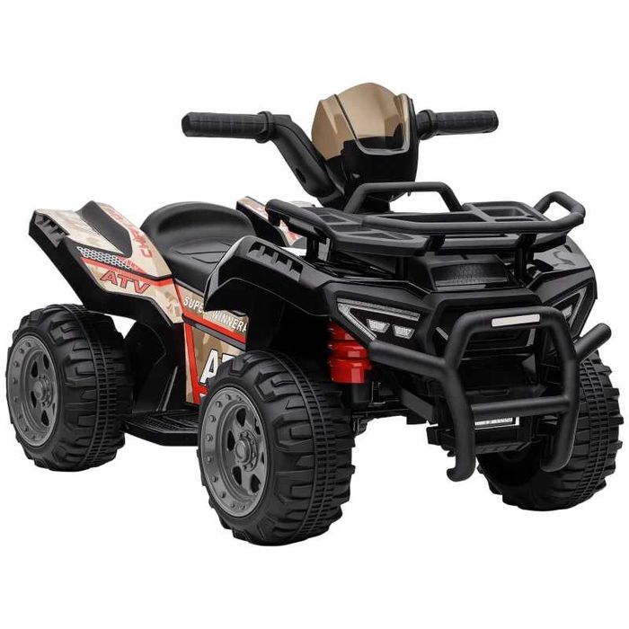 HOMCOM Детско електрическо ATV 6V с функция за движение напред, музика