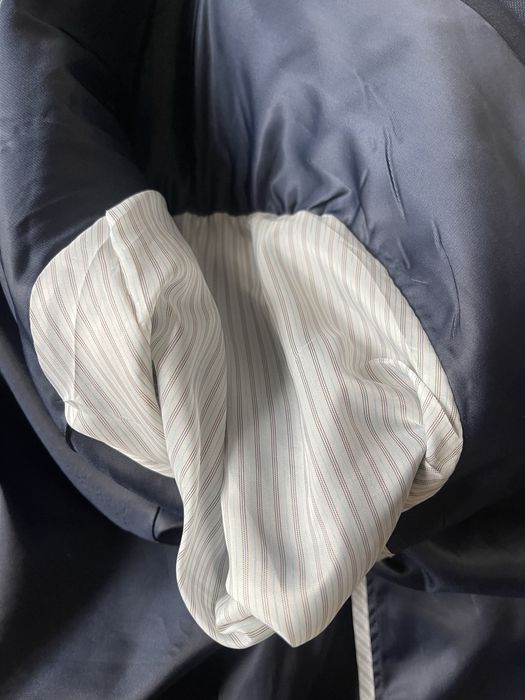 Мъжки костюм Reserved, EUR 54, slimfit, син, 3 копчета, вискоза