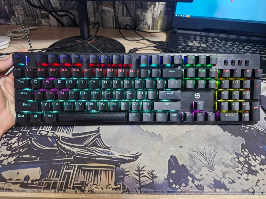Hp механика RGB синие свитчи