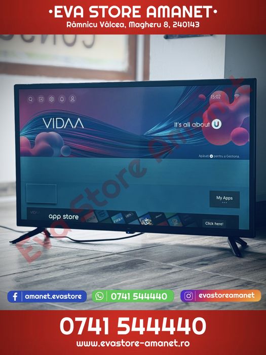 Televizor LED HD Smart NEI 32” (80cm) VIDAA WiFi