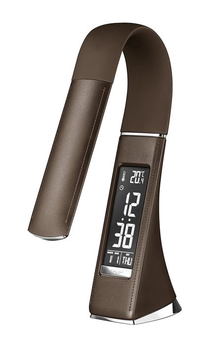 Светодиодный офисный Настольный светильник с сенсорным кожаным затемне