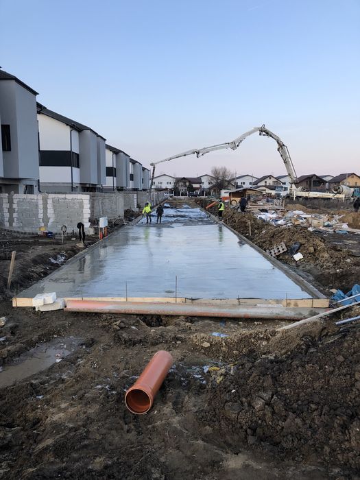 Turnari beton finisat si sclivisit cu elicopterul