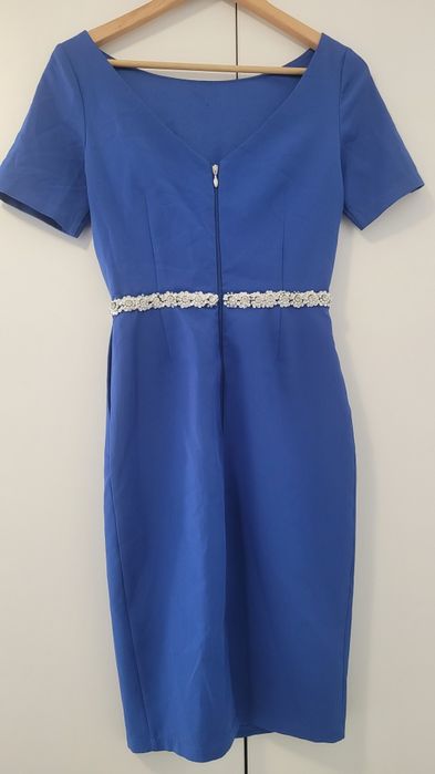 Rochie albastra eleganta de nunta