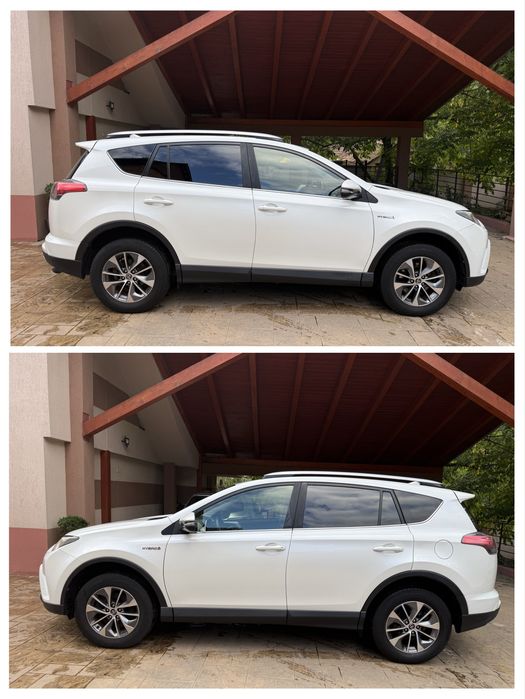 Toyota RAV4 HYBRID  157.000 km Alb Perlat cu RAR efectuat