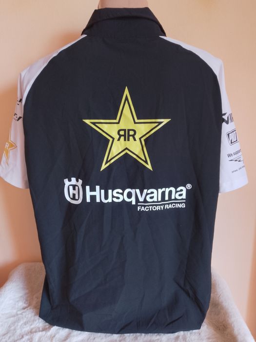 Tricou Motocross Husqvarna Rockstar Factory Racing