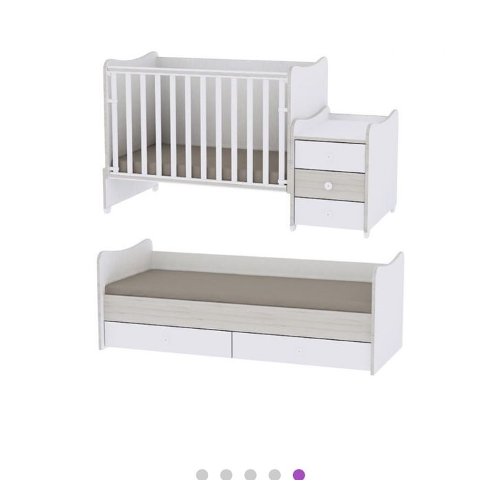 Детско легло,  Lorelli - Maxi Plus, бяло