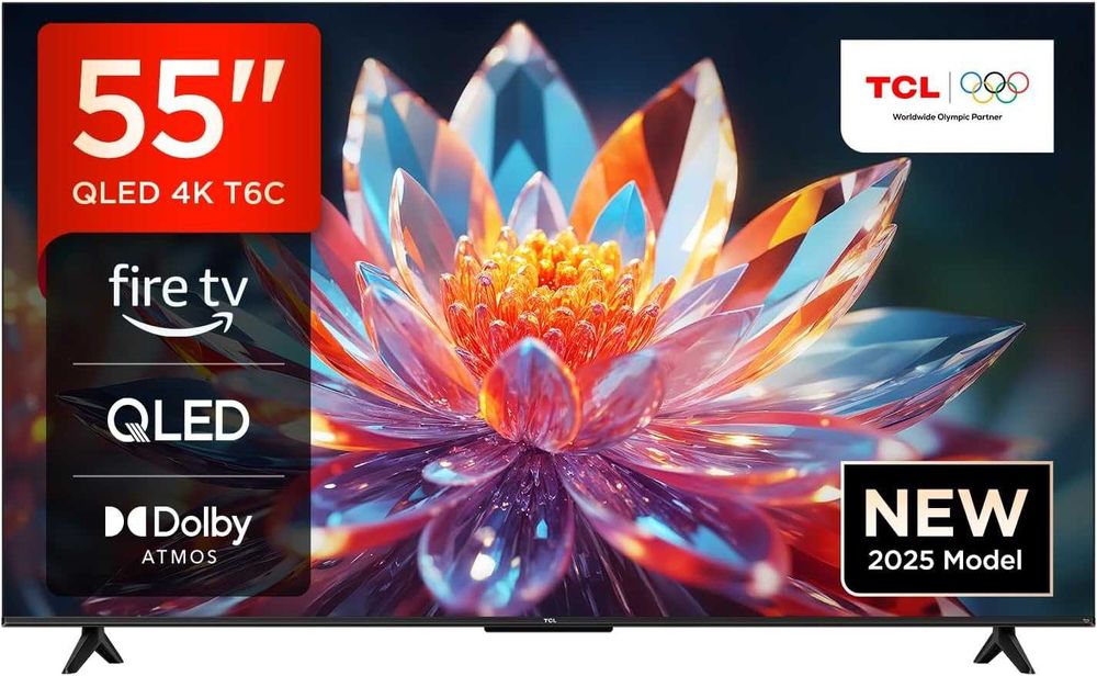 TCL 55T6C QLED 4K UHD HDR 10+ - Smart TV