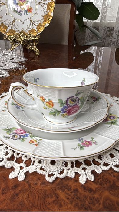 Чайные трио Германия  винтаж