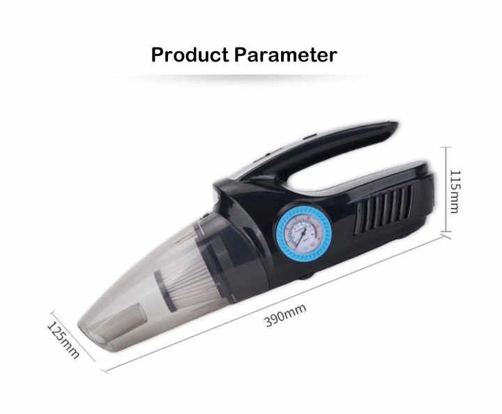 12V kuchli avtomobil changyutgichi va avtomobil g'ildiraklariga havo b