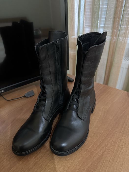 Зимни боти естествена кожа 40 номер