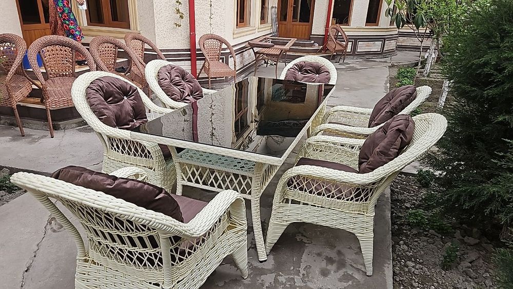 Ротанг стол стул ва качела арзон нархларда