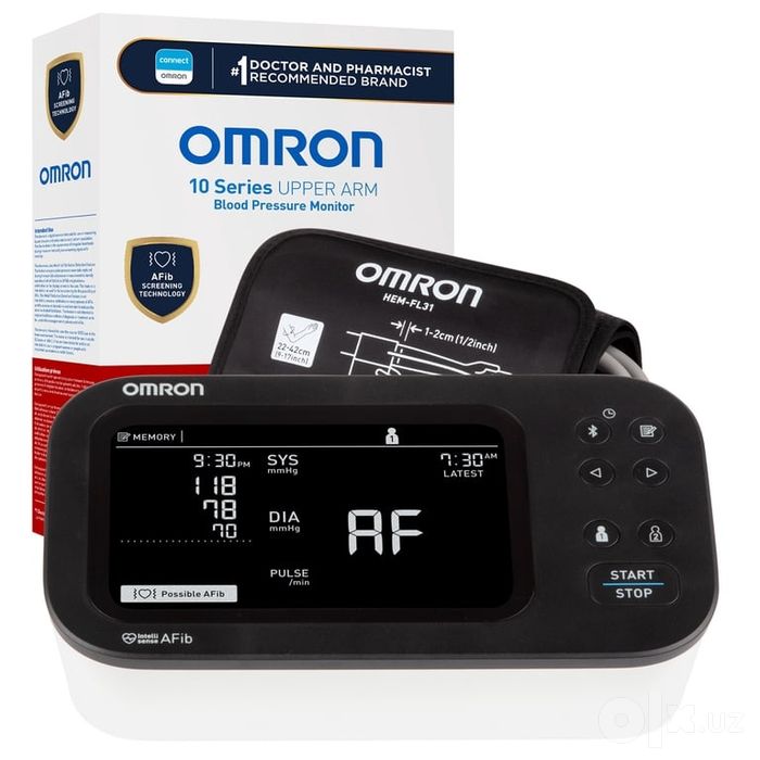 Omron 10 series из США Afib технология тонометр, омрон