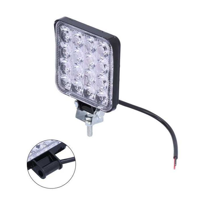 Lampa de lucru LED 16 LED-uri 48W IP68, dimensiune 83mm, universala