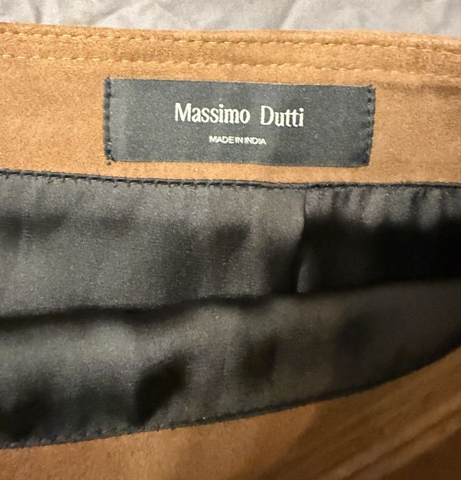 Fusta Massimo Dutti  piele naturala
