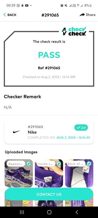 Air force 1 purple skeleton