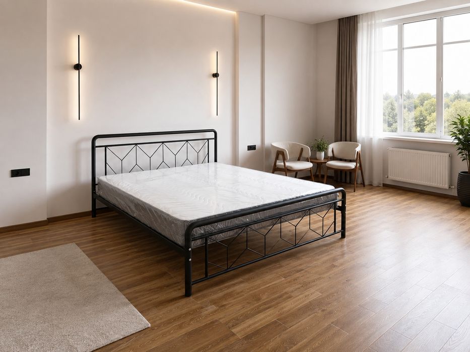 Кровать ALIANS двуспальнаяи односпальная, kalavat, matras, Loft temir