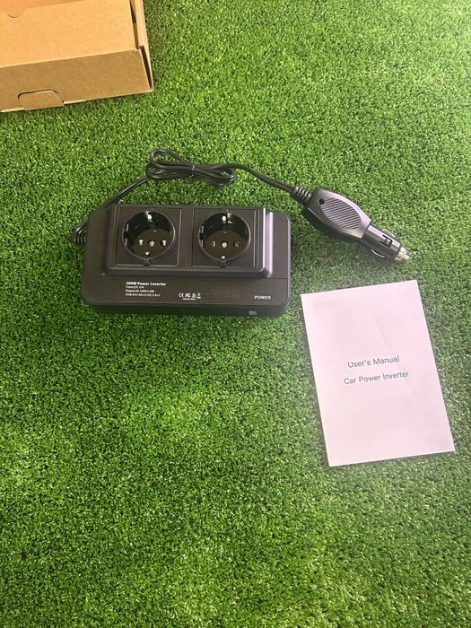 Invertor de Tensiune de la Priza Auto la Priza EU Dubla 230V, Putere 4