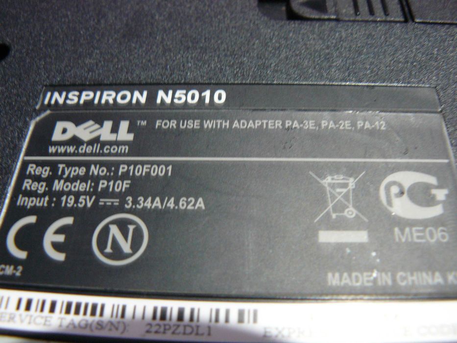 Laptop Dell Inspirion 15R