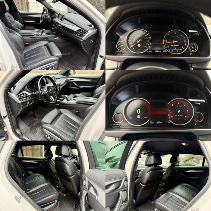 • Bmw X6 2016 / 3.0 Diesel / M Packet / Alb Perlat - Parc Auto • Rate