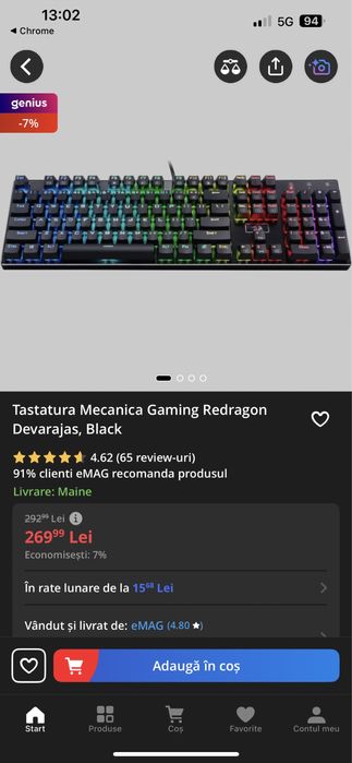 Tastatura de gaming