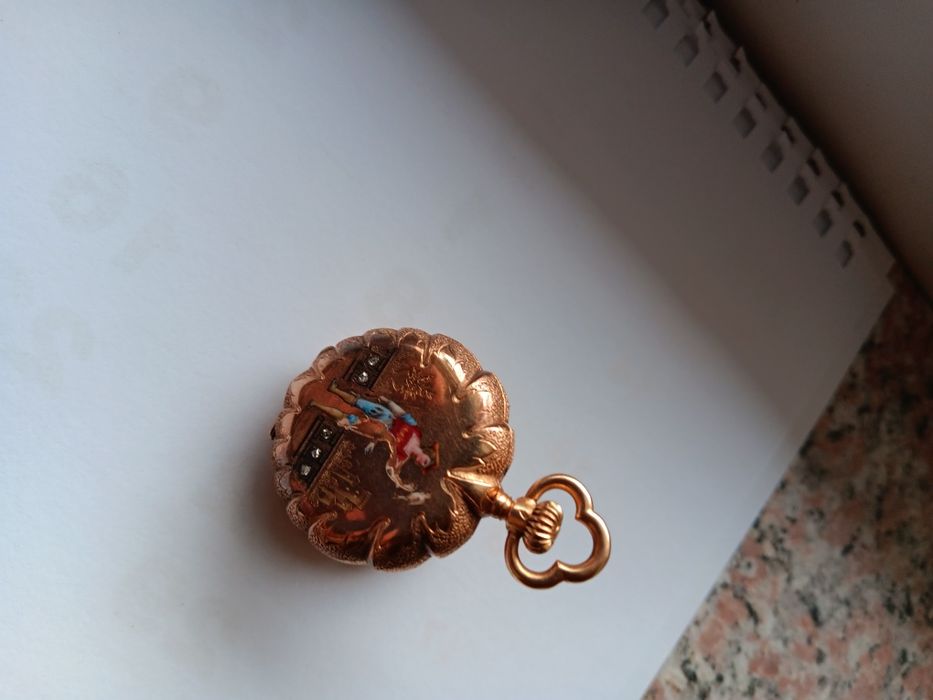 vand bijuterie ceas de aur 18k model vintage