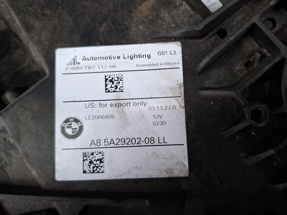 Far dreapta ful Led Bmw X3  X4 LCI  2020/2023  G01  G02