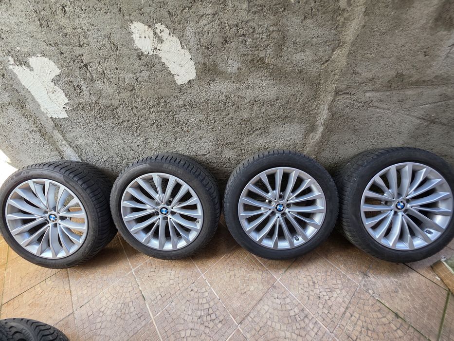 Jante BMW G30, R18, anvelope iarna