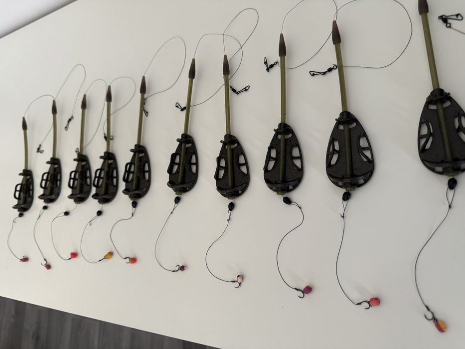 Set 10 Montura Method Feeder Long Distance 40 gr ac 10 sau 12