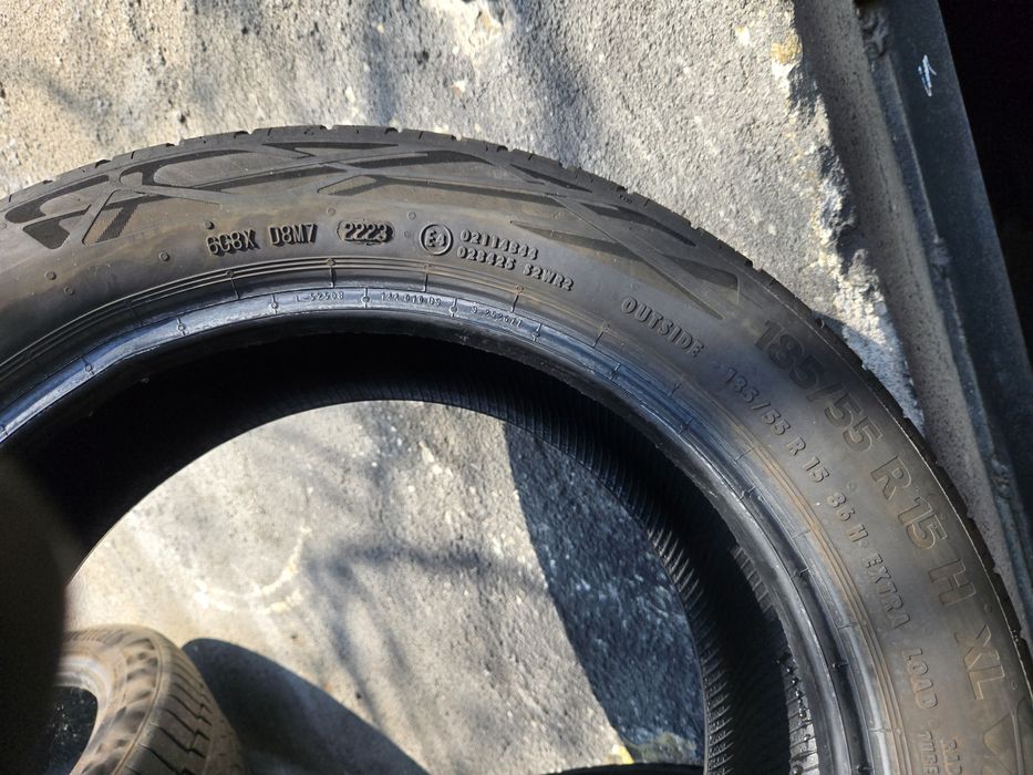 2бр. 185 55 15 Continental летни.