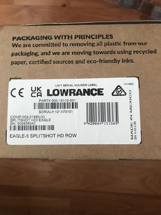 Sonar Lowrance Eagle 5 With Splitshot HD Row