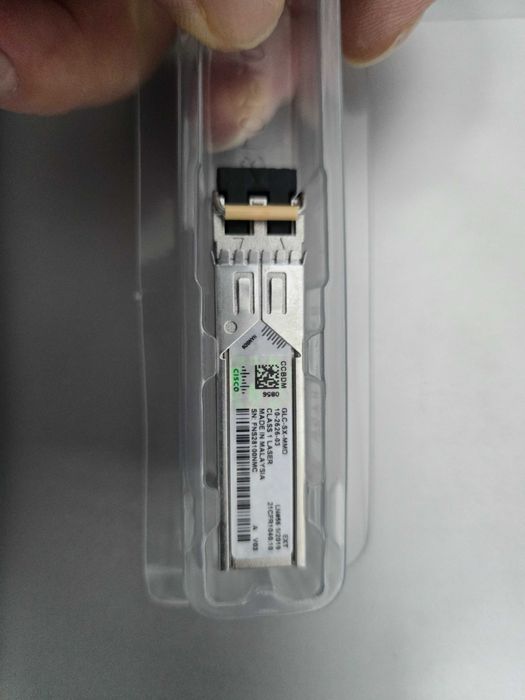 SFP Модули Cisco - GLC-TE (RJ-45) и  GLC-SX-MMD