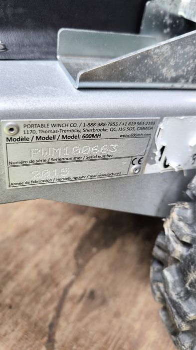 Masina de pozat cabluri HONDA 600MH 2015