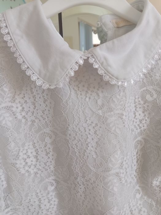 Белые блузки на весну для девочки