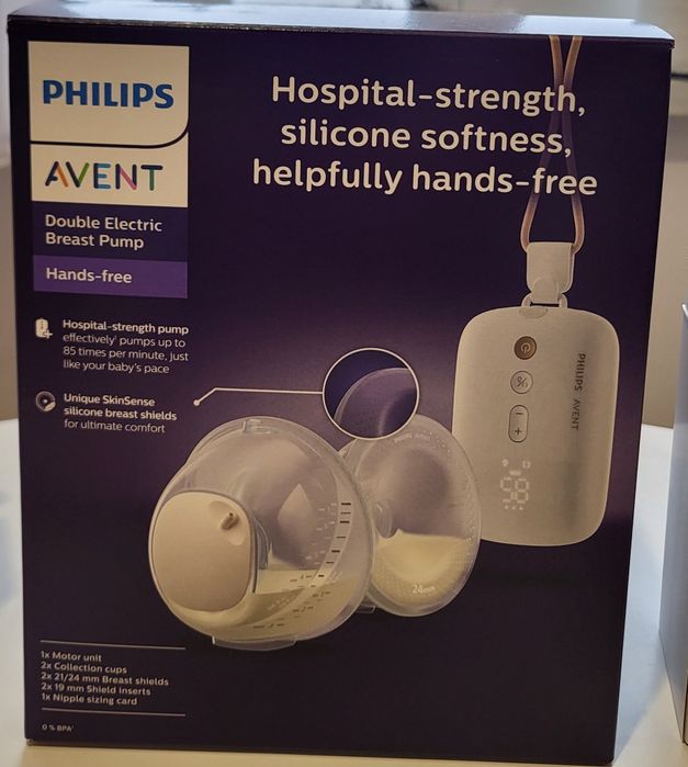 Pompă de san electrică dublă hands-free Philips Avent