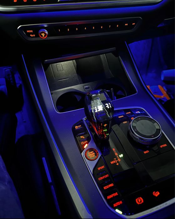 SET Crystal Swarovski Maneta Schimbator Joystick Bmw X5 X6 X7 G05 G06