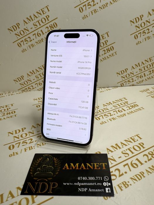 NDP Amanet Braila Iphone 14 Pro (49280)