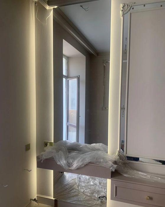 Зеркала,Душевые, Перегородки