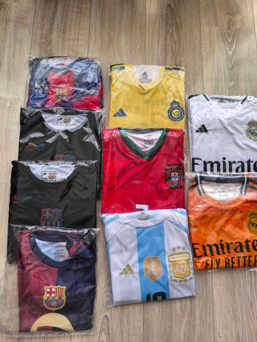 Детски футболни екипи ХАЛАНД, Мбапе Меси РоналдоЯминЯмал Леброн Джеймс