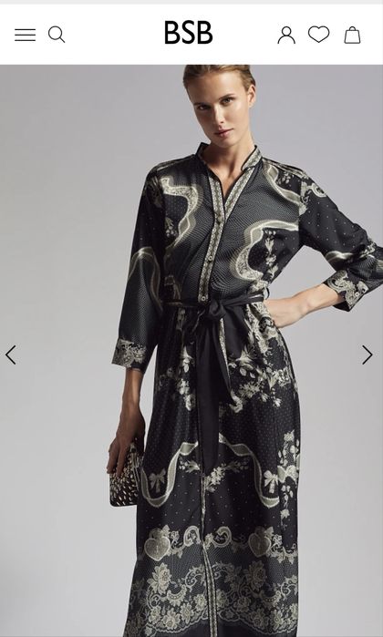 Черна елигантна Рокля BSB