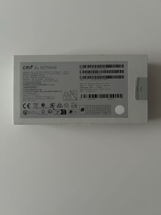 CMF Nothing Phone 2 Pro, 128 GB, 8GB RAM, 5G, White