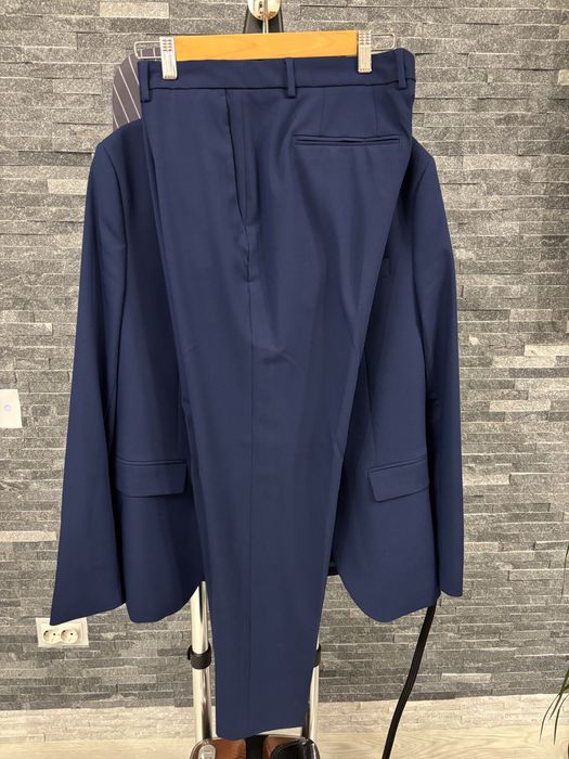 Costum Zara Sacou 48 Pantaloni 42 - Model Slim -