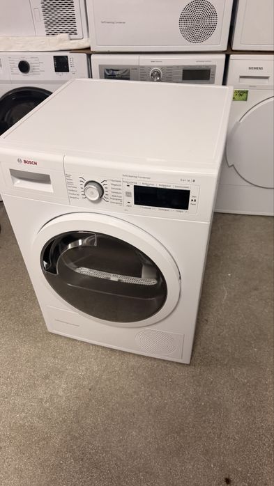 Сушилня с термопомпа BOSCH SERIE 8 WTW87540 | 9 КГ | Термопомпа | SELFCLEANING CONDENSER | AUTODRY